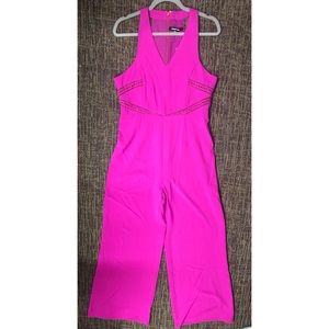 Pink wide leg jumpsuit
